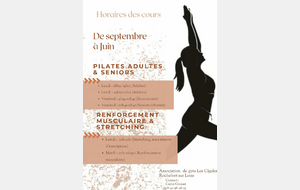 2024-2025 : Stretching Pilates Renforcement Musculaire